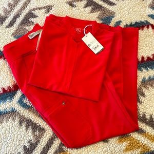 Women’s FIGS in Neon Red Yola /RafaelaM/XXS( TODAY ONLY SALE)